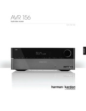 Harman Kardon AVR 156 Snelstartgids