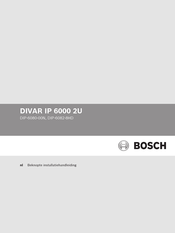 Bosch DIP-6082-8HD Beknopte Installatiehandleiding