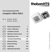 Theben HTS compact office DALI Gebruikershandleiding