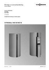 Viessmann Vitocell 160-E Montage- En Servicehandleiding