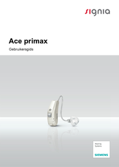 signia Ace primax Gebruikersgids