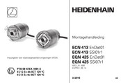 HEIDENHAIN EQN 425 EnDat01 Montagehandleiding