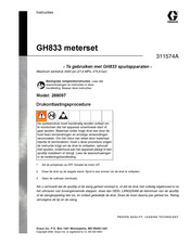Graco GH833 Instructies