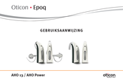 oticon Epoq AHO Power Gebruiksaanwijzing