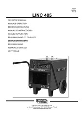 Lincoln Electric LINC 405 Series Gebruiksaanwijzing