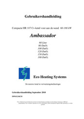 Eco Heating Systems Ambassador 180 DuOz Gebruikershandleiding