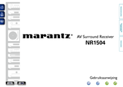 Marantz NR1504 Gebruiksaanwijzing