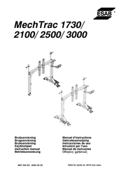 ESAB MechTrac 1730 Gebruiksaanwijzing