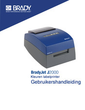 Brady Jet J2000 Gebruikershandleiding