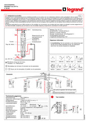 LEGRAND AlphaRex3 eco DY11s 4 126 80 Gebruiksaanwijzing