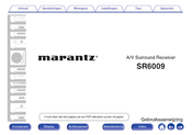 Marantz SR6009 Gebruiksaanwijzing