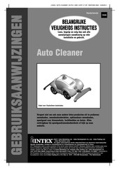 Intex Auto Cleaner Gebruikershandleiding