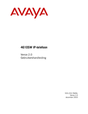 Avaya 4610SW Gebruikershandleiding