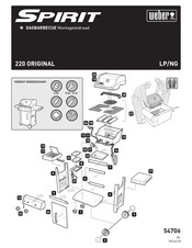 Weber Spirit 220 ORIGINAL Montagehandleiding