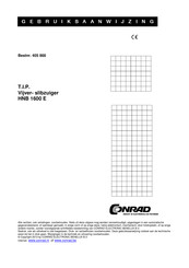 Conrad T.I.P. HNB 1600 E Gebruiksaanwijzing