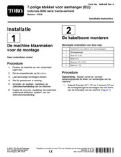 Toro Outcross 9060 Series Installatie-Instructies