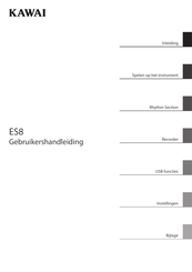 Kawai ES8 Gebruikershandleiding