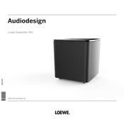 Loewe Audiodesign Subwoofer 300 Gebruiksaanwijzing