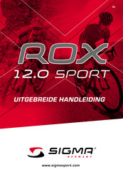 Sigma ROX 12.0 SPORT Handleiding