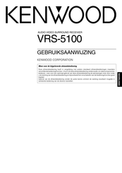 Kenwood VRS-5100 Gebruiksaanwijzing