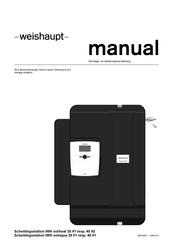 Weishaupt WHI sol/heat 20 #1 resp.40 #2 Montage- En Bedieningshandleiding