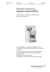 Endress+Hauser Liquiline Control CDC90 Handleiding