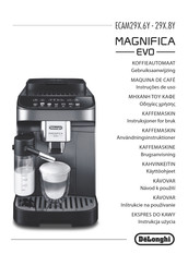 DeLonghi Magnifica EVO ECAM29X.6Y Gebruiksaanwijzing