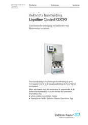 Endress+Hauser Liquiline Control CDC90 Handleiding