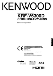 Kenwood KRF-V6300D Gebruiksaanwijzing