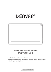 Denver TAC-70061 MK2 Gebruikershandleiding