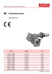 Riello 3476821 Installatie-, Gebruiks- En Onderhoudsvoorschriften