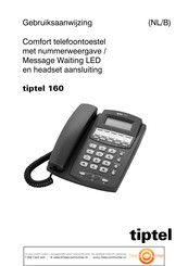 TIPTEL 160 Gebruiksaanwijzing