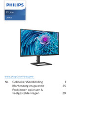 Philips 288E2 Gebruikershandleiding