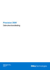 Dell Precision 3581 Gebruikershandleiding