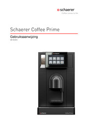 Schaerer Coffee Prime Gebruiksaanwijzing