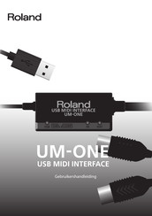 Roland UM-ONE Gebruikershandleiding