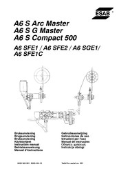 ESAB A6 S Arc Master Gebruiksaanwijzing