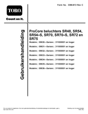 Toro ProCore SR75 Gebruikershandleiding