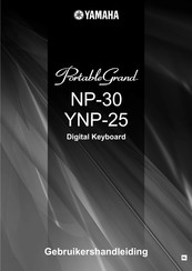 Yamaha PortableGrand YNP-25 Gebruikershandleiding