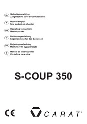 Carat S-COUP 350 Gebruiksaanwijzing