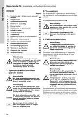 Grundfos JP 5 Installatie- En Bedieningsinstructies