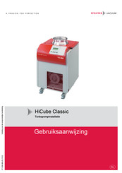 Pfeiffer Vacuum HiCube 80 Classic Gebruiksaanwijzing