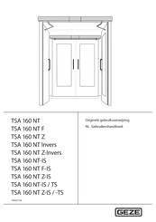 Geze TSA 160 NT Originele Gebruiksaanwijzing