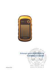 Garmin eTrex 10 Beknopte Gebruikshandleiding