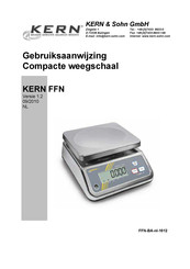 KERN and SOHN FFN 3K0.5IP Gebruiksaanwijzing