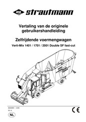 BSL Strautmann Verti-Mix 1701 Double SF Vertaling Van De Originele Gebruikershandleiding