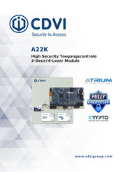 CDVI A22K Handleiding