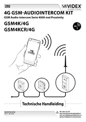 Videx GSM4KCR/4G Technische Handleiding