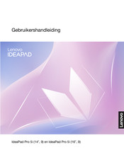 Lenovo IdeaPad Pro 5 16IMH9 Gebruikershandleiding