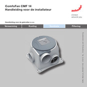 Zehnder ComfoFan CMF 14 Handleiding Voor De Installateur